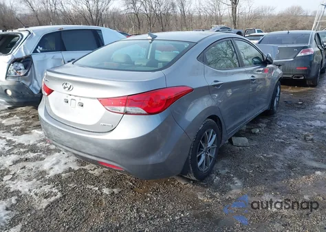 2012 Hyundai Elantra Limited (Ulsan Plant) z USA, uszkodzony, nr VIN KMHDH4AE1CU435730